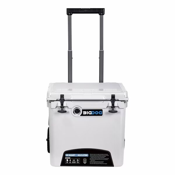COOLER-FOOD AND BEVERAGE, 45 QT ROLLING COOLER W ACCESSORIES, Husky Towing, Mfr#: BDCR45